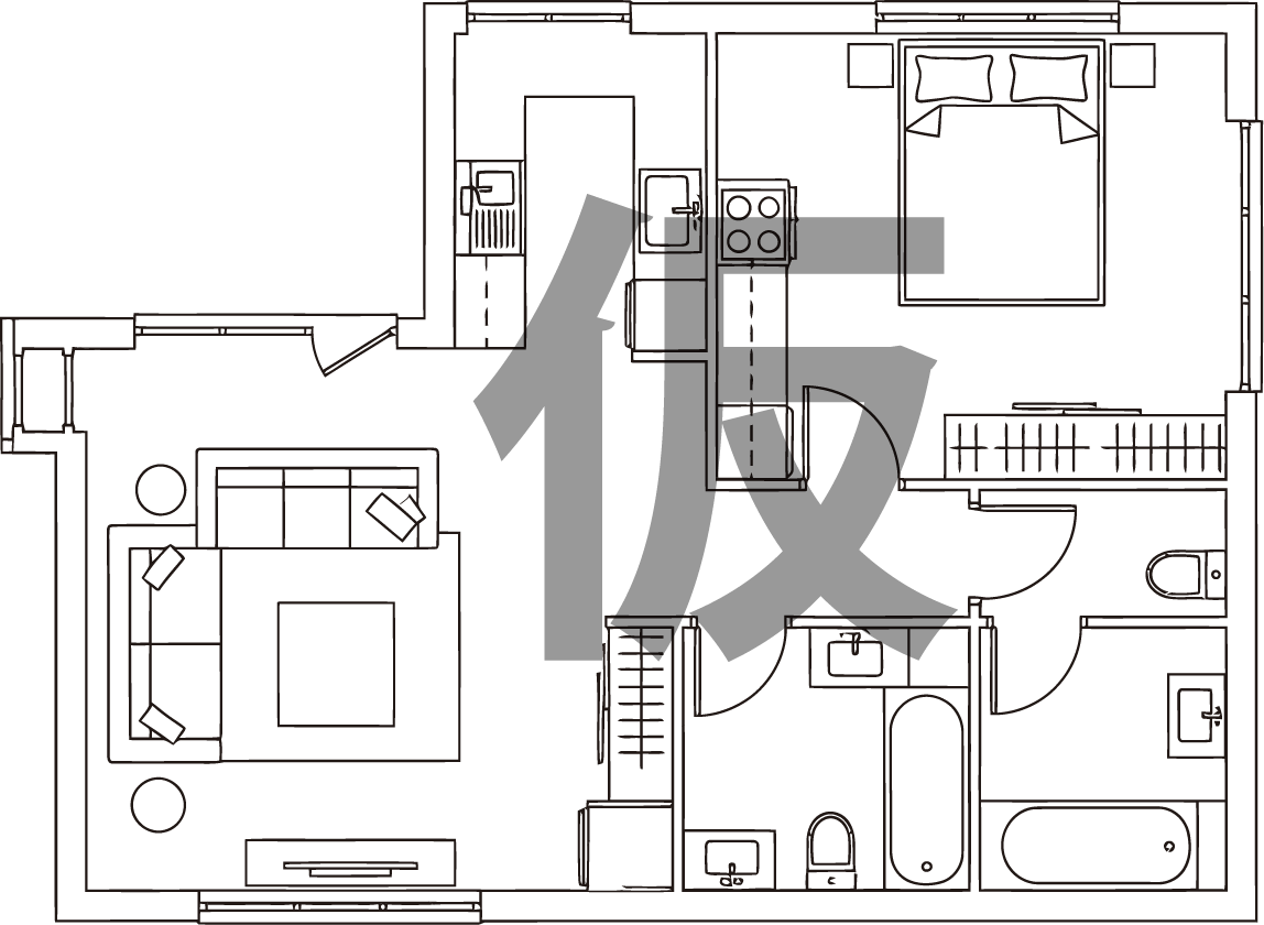 従来の間取り